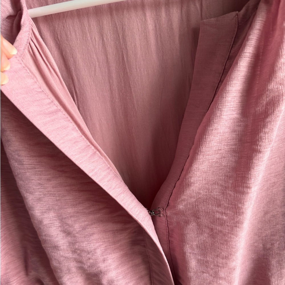 Love Olive Co Pink Puff Sleeve Dress size Small - Picture 4 of 10